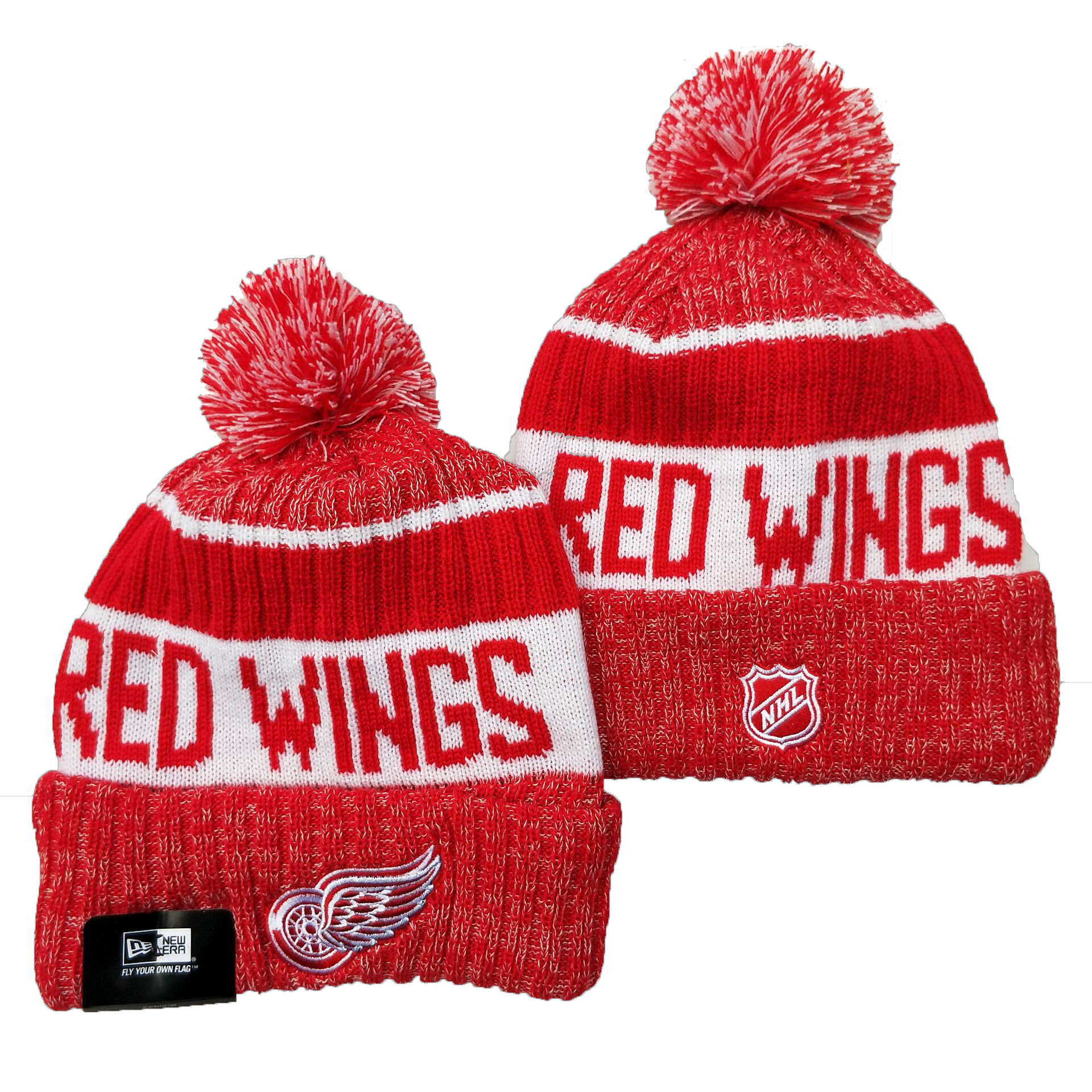 Detroit Red Wings Knit Hats 001